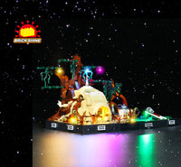 Brick Shine - GC Light kit for LEGO® Star Wars Dagobah Jedi Training Diorama 75330