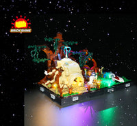 Brick Shine - GC Light kit for LEGO® Star Wars Dagobah Jedi Training Diorama 75330
