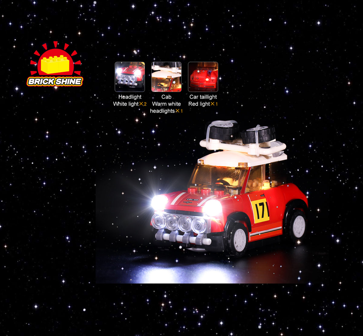 Lego 75894 Mini Cooper Lego Australia Brick Shine Light Kit For