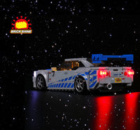 Brick Shine -  Light Kit for LEGO® 2 Fast 2 Furious Nissan Skyline GT-R (R34) 76917