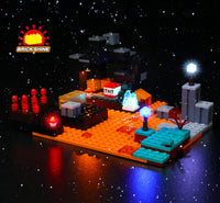 Brick Shine -  Light Kit for LEGO® The Nether Bastion 21185