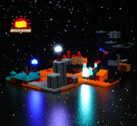 Brick Shine -  Light Kit for LEGO® The Nether Bastion 21185
