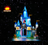 Brick Shine -  Light kit for LEGO® Cinderella & Prince Charming's Castle 43206