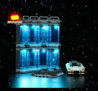 Brick Shine -  Light Kit for LEGO® Iron Man Armory 76216