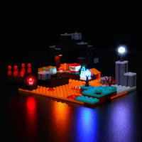 Brick Shine -  Light Kit for LEGO® The Nether Bastion 21185