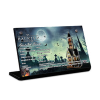 Display plaque for LEGO Haunted House 10273