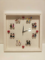 Personalized handmade brick Wall Clock