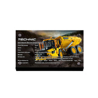 Display plaque  for LEGO 6x6 Volvo Articulated Hauler 42114