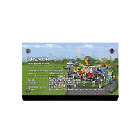 Display plaque for LEGO Creator Fairground Mixer 10244