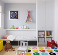 Personalized handmade brick Wall Clock