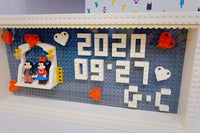 Personalized handmade brick frame