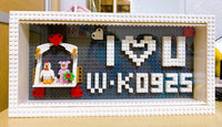 Personalized handmade brick frame