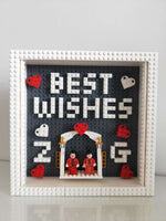 Personalized handmade brick frame