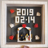 Personalized handmade brick frame