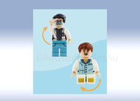 Minifigures doctors Characters  - a set of 3 x minifigures