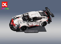 Display King - Acrylic display Stand with custom lettering  for LEGO Porsche 911 RSR 42096
