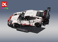 Display King - Acrylic display Stand with custom lettering  for LEGO Porsche 911 RSR 42096