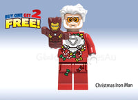 Minifigures Avengers Marvel Christmas Characters  - a set of 3 x minifigures