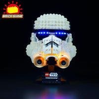 Brick Shine - Light Kit for LEGO® Star Wars Stormtrooper Helmet 75276