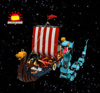 Brick Shine -  Light kit for LEGO® Viking Ship and the Midgard Serpent 31132