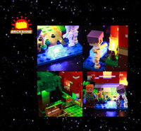 Brick Shine  GC Light Kit for LEGO® Minecraft The Mushroom House 21179