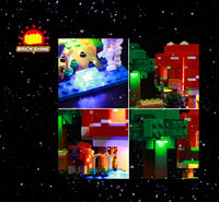 Brick Shine  GC Light Kit for LEGO® Minecraft The Mushroom House 21179