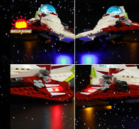 Brick Shine  GC Light Kit for LEGO® Star Wars OBI-Wan Kenobi's Jedi Starfighter 75333