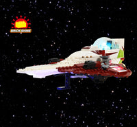 Brick Shine -  Light Kit for LEGO® Star Wars OBI-Wan Kenobi's Jedi Starfighter 75333