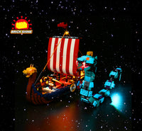 Brick Shine -  Light kit for LEGO® Viking Ship and the Midgard Serpent 31132