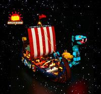 Brick Shine -  Light kit for LEGO® Viking Ship and the Midgard Serpent 31132