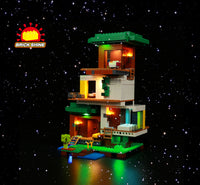 Brick Shine -  Light Kit for LEGO® The Modern Treehouse 21174