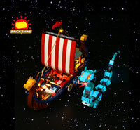 Brick Shine -  Light kit for LEGO® Viking Ship and the Midgard Serpent 31132