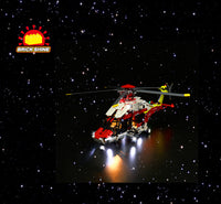 Brick Shine -  Light Kit for LEGO® Airbus H175 Rescue Helicopter 42145