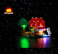 Brick Shine  GC Light Kit for LEGO® Minecraft The Mushroom House 21179