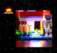 Brick Shine  GC Light Kit for LEGO® Minecraft The Mushroom House 21179