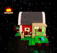 Brick Shine -  Light Kit for LEGO® The Red Barn 21187