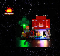 Brick Shine  GC Light Kit for LEGO® Minecraft The Mushroom House 21179