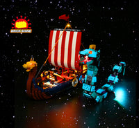 Brick Shine -  Light kit for LEGO® Viking Ship and the Midgard Serpent 31132
