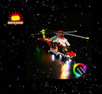 Brick Shine -  Light Kit for LEGO® Airbus H175 Rescue Helicopter 42145