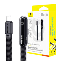 Baseus MVP 3 Fast Charging Cable USB-C to USB-C 100W-Cosmic Black
