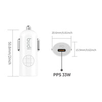 sky Budi CC062TW PD 33W USB C Mini car charger
