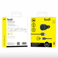 sky Budi 070 10W 2USB Car Charger with USB-A to Micro Combo

