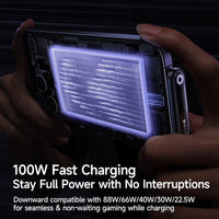 Baseus MVP 3 Fast Charging Cable USB-C to USB-C 100W-Cosmic Black