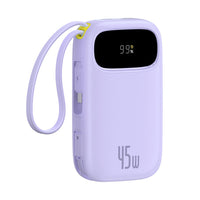Baseus EnerFill FC31 Digital Display Power Bank with 2 Built-in Cables 10000mAh 45W

