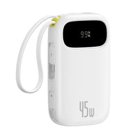 Baseus EnerFill FC31 Digital Display Power Bank with 2 Built-in Cables 10000mAh 45W