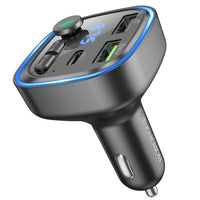 BOROFONE BC48 Broad QC3.0 car BT FM transmitter - black
