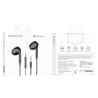 BOROFONE BM80 Max Gorgeous wire-controlled earphones with microphone - black
