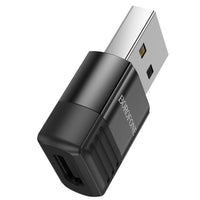 BOROFONE BV18 USB male to Type-C female USB2.0 adapter - black
