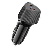 BOROFONE BZ31D Solid PD60W(2C) car charger - black
