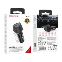 BOROFONE BZ31D Solid PD60W(2C) car charger - black
